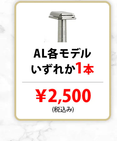 AL13スタンダードモデル各モデルいずれか1本2500円